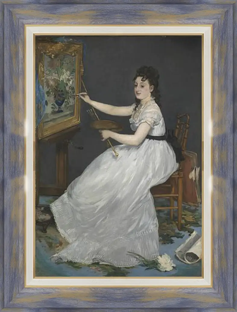 Картина в раме - Eva Gonzales. Эдуард Мане