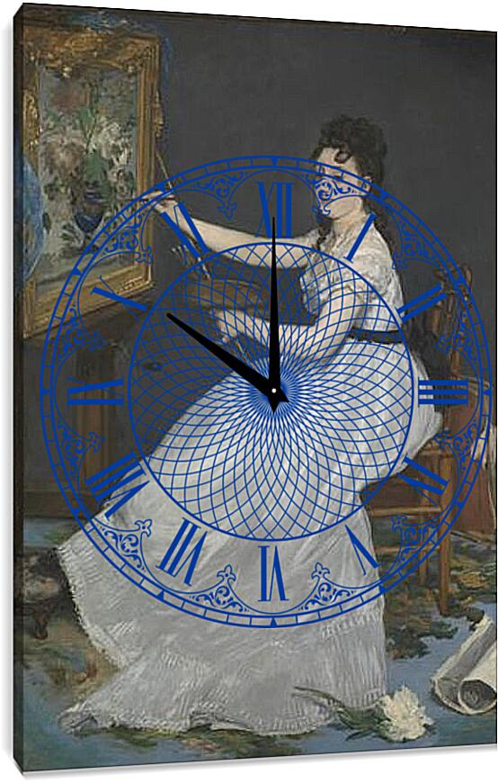 Часы картина - Eva Gonzales. Эдуард Мане
