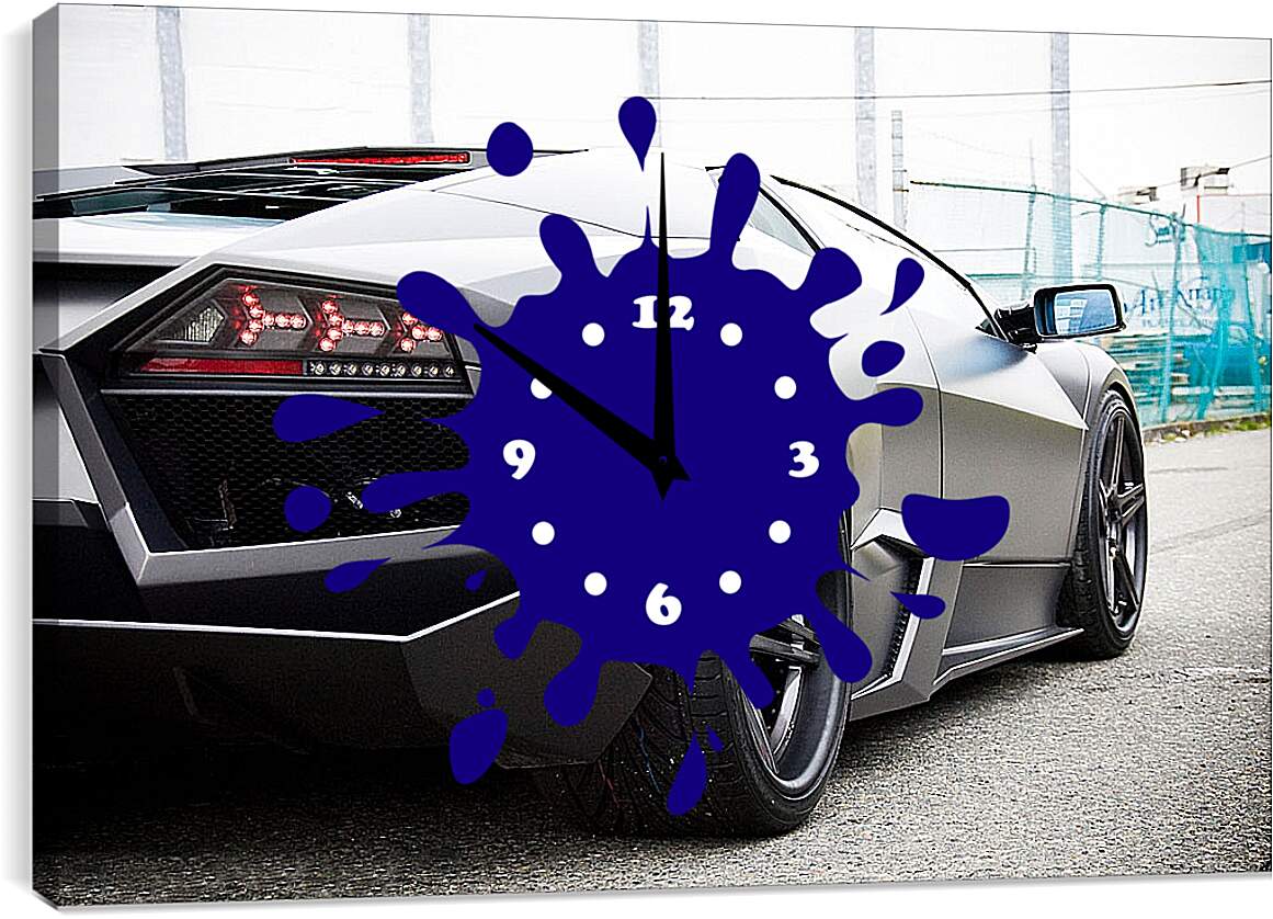 Часы картина - Lamborghini Reventon