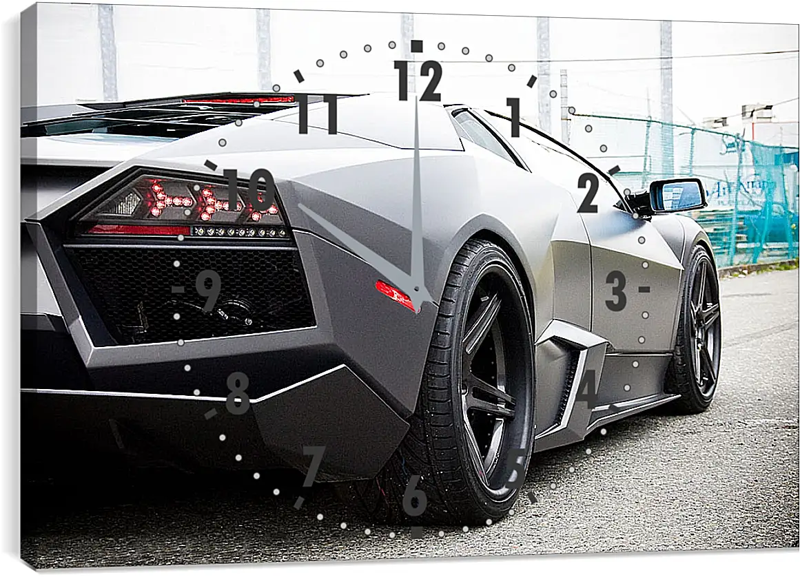 Часы картина - Lamborghini Reventon