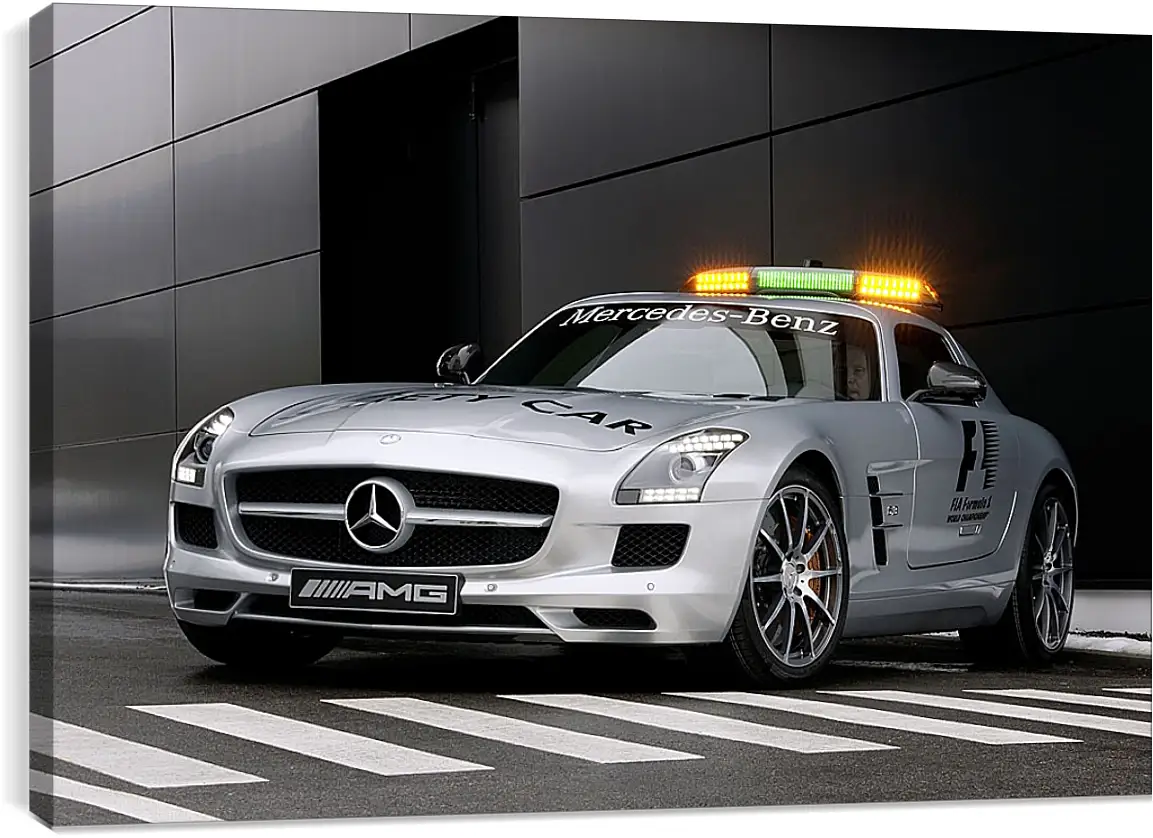 Постер и плакат - Mercedes SLS AMG