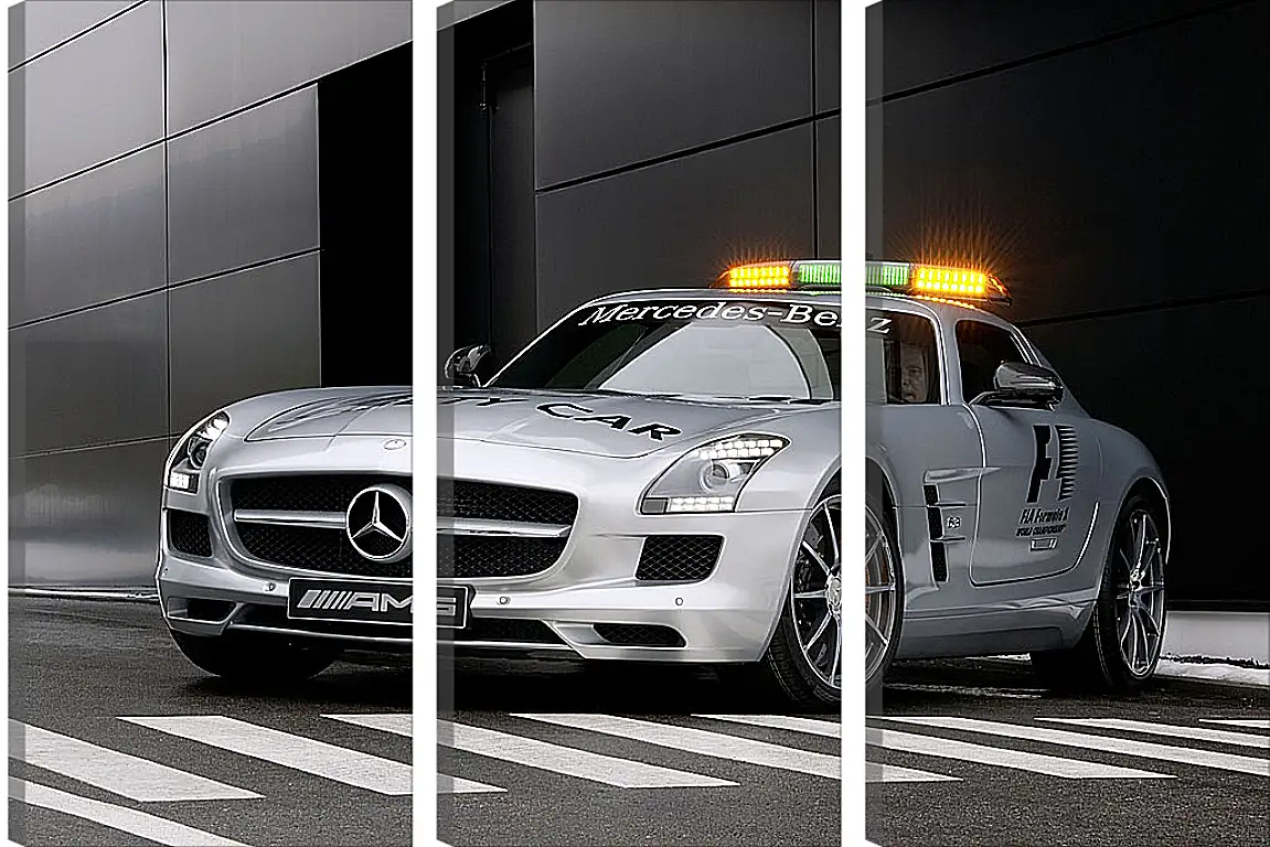 Модульная картина - Mercedes SLS AMG