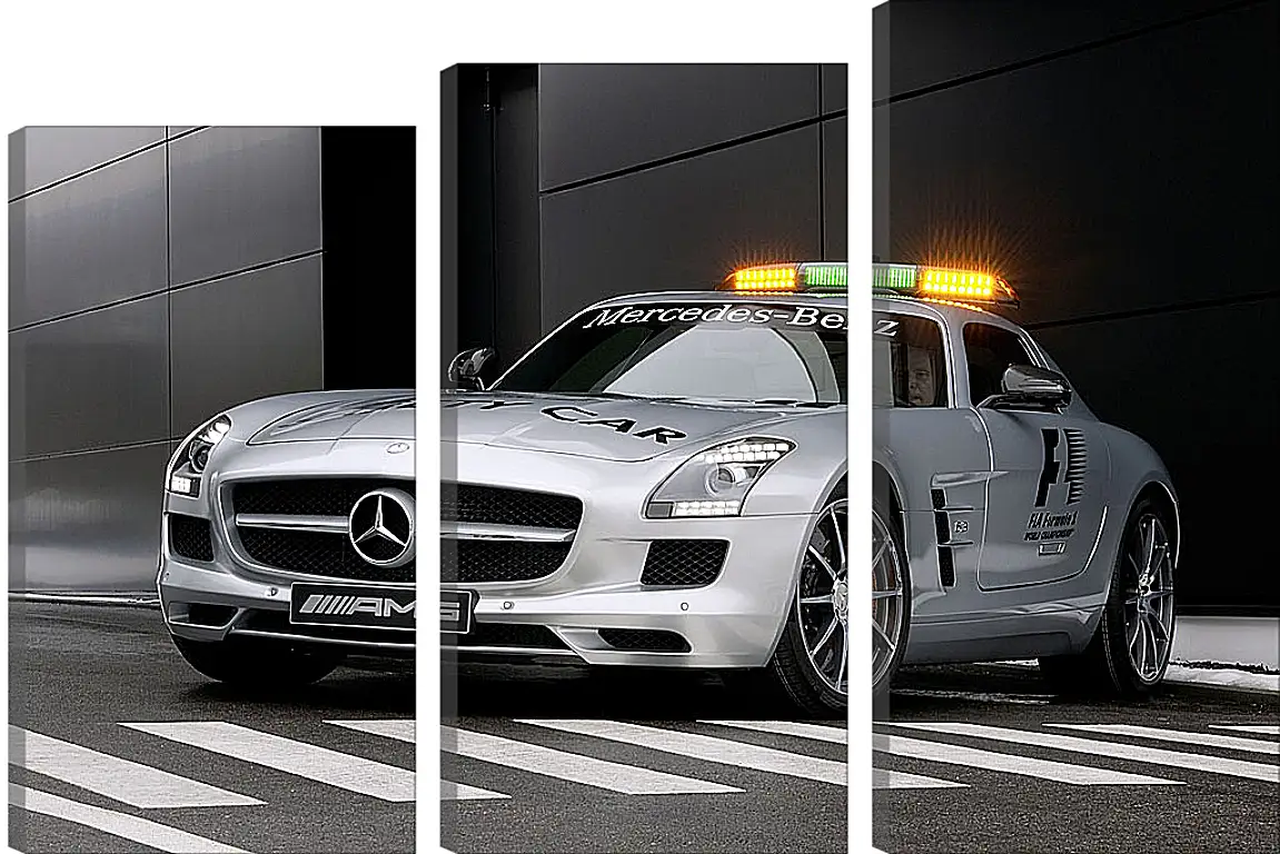 Модульная картина - Mercedes SLS AMG