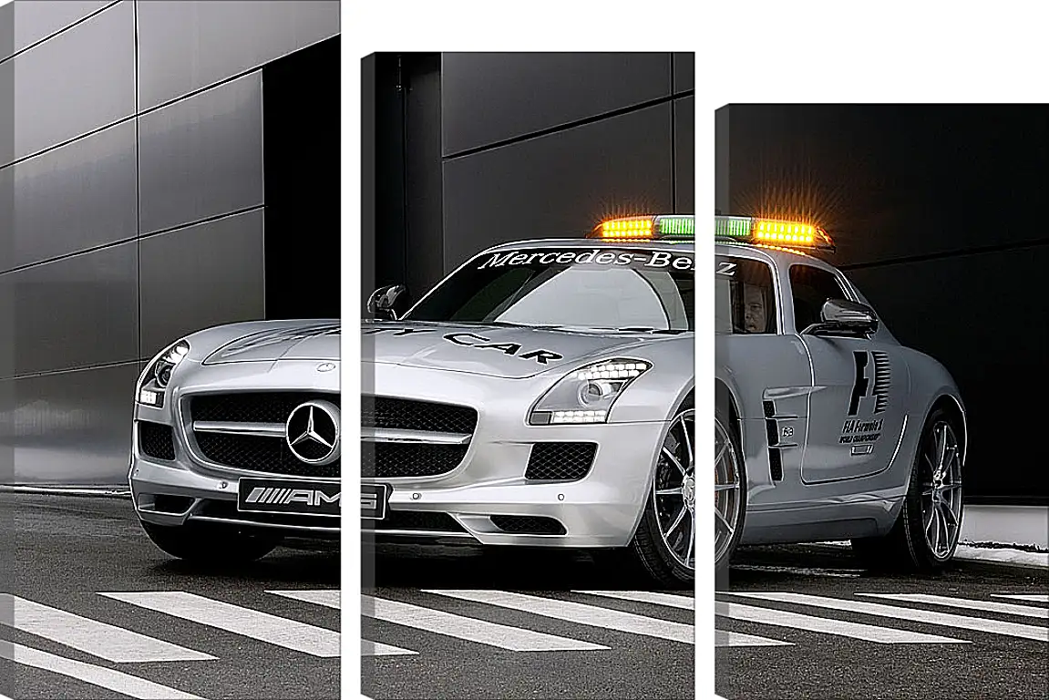 Модульная картина - Mercedes SLS AMG