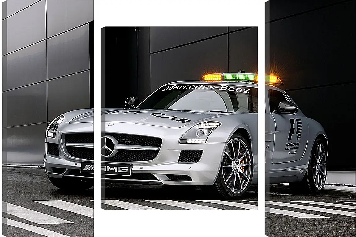 Модульная картина - Mercedes SLS AMG