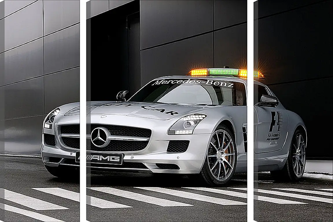 Модульная картина - Mercedes SLS AMG