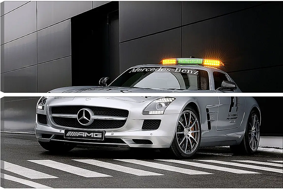 Модульная картина - Mercedes SLS AMG