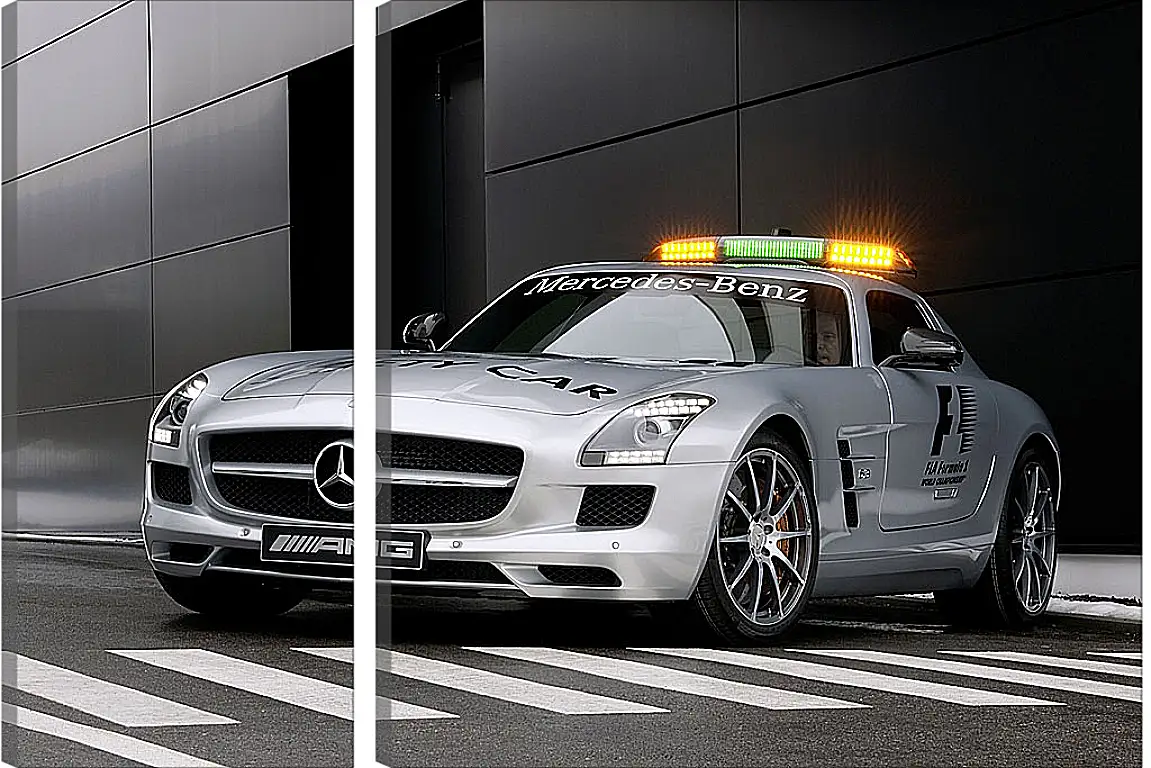 Модульная картина - Mercedes SLS AMG