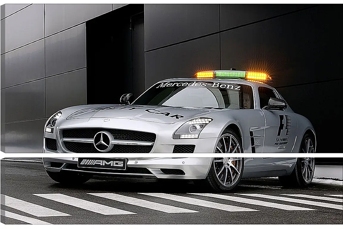 Модульная картина - Mercedes SLS AMG