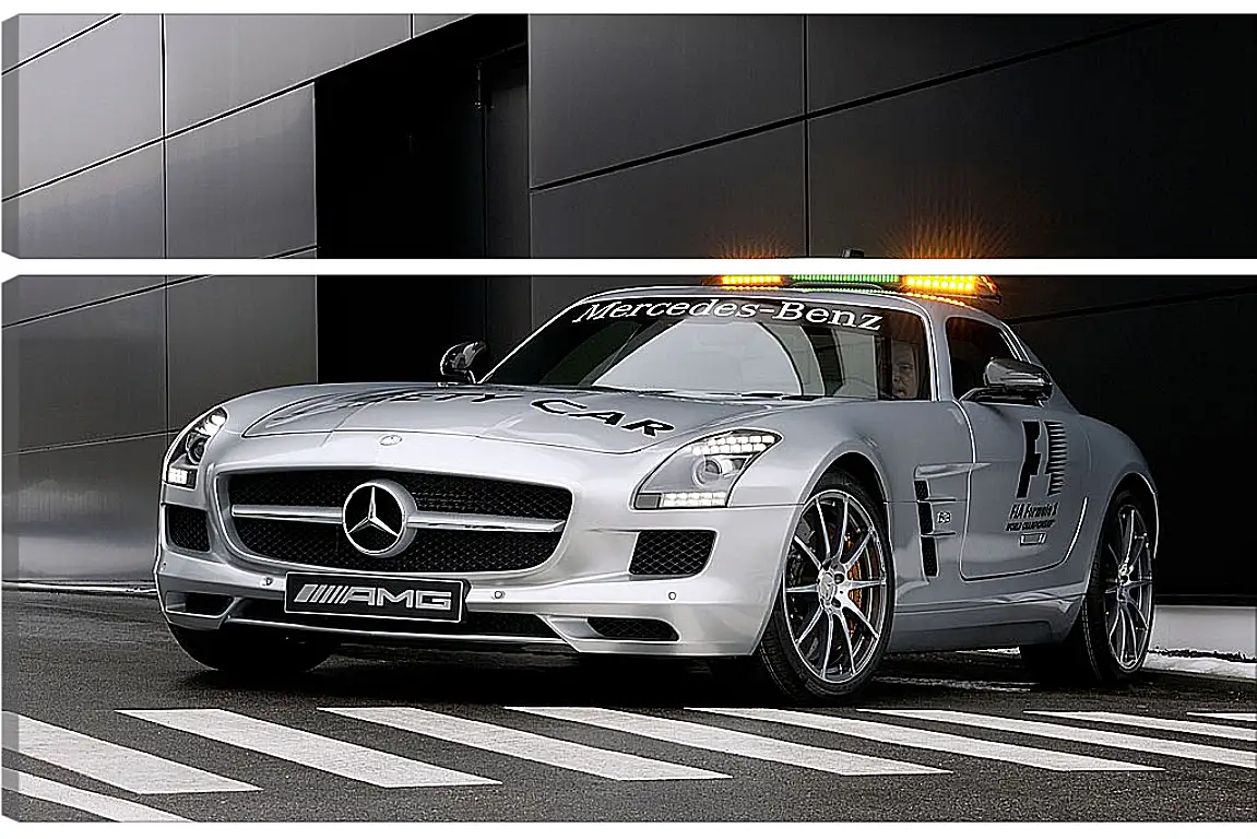 Модульная картина - Mercedes SLS AMG