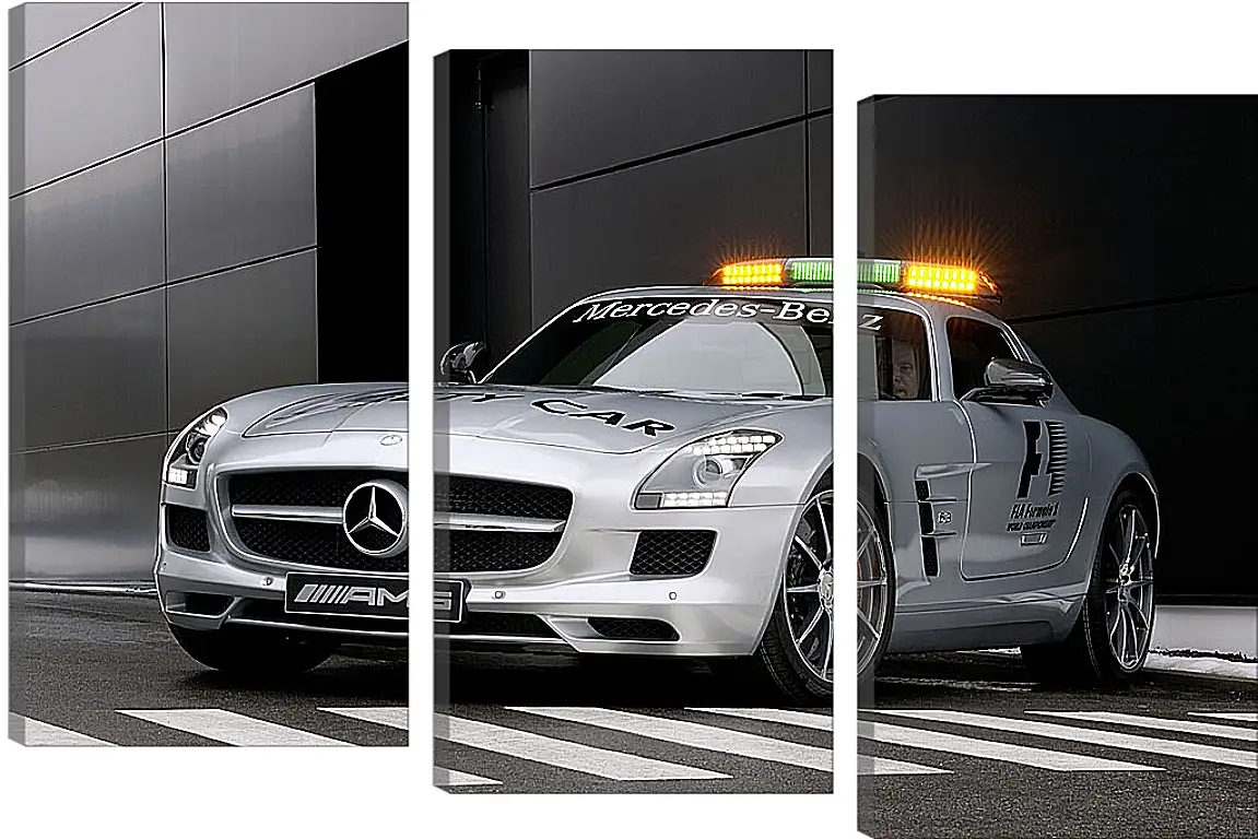 Модульная картина - Mercedes SLS AMG