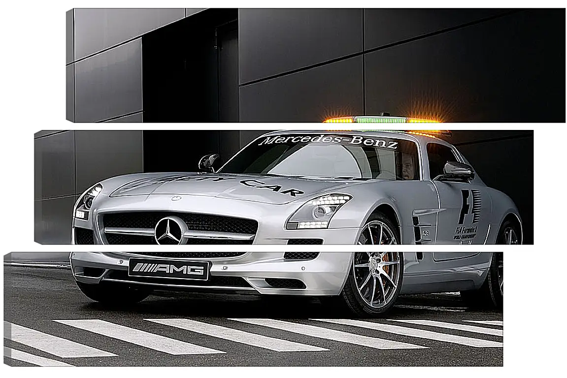 Модульная картина - Mercedes SLS AMG