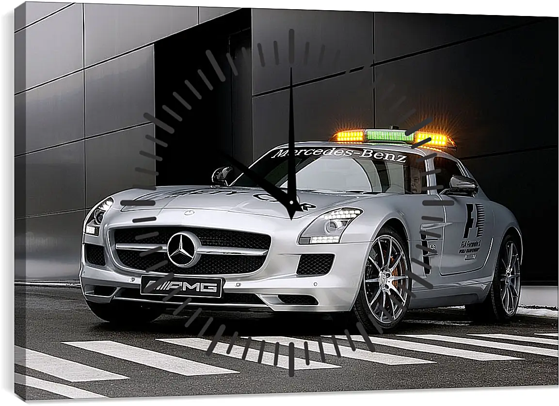 Часы картина - Mercedes SLS AMG