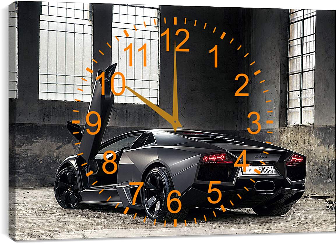 Часы картина - Lamborghini Reventon