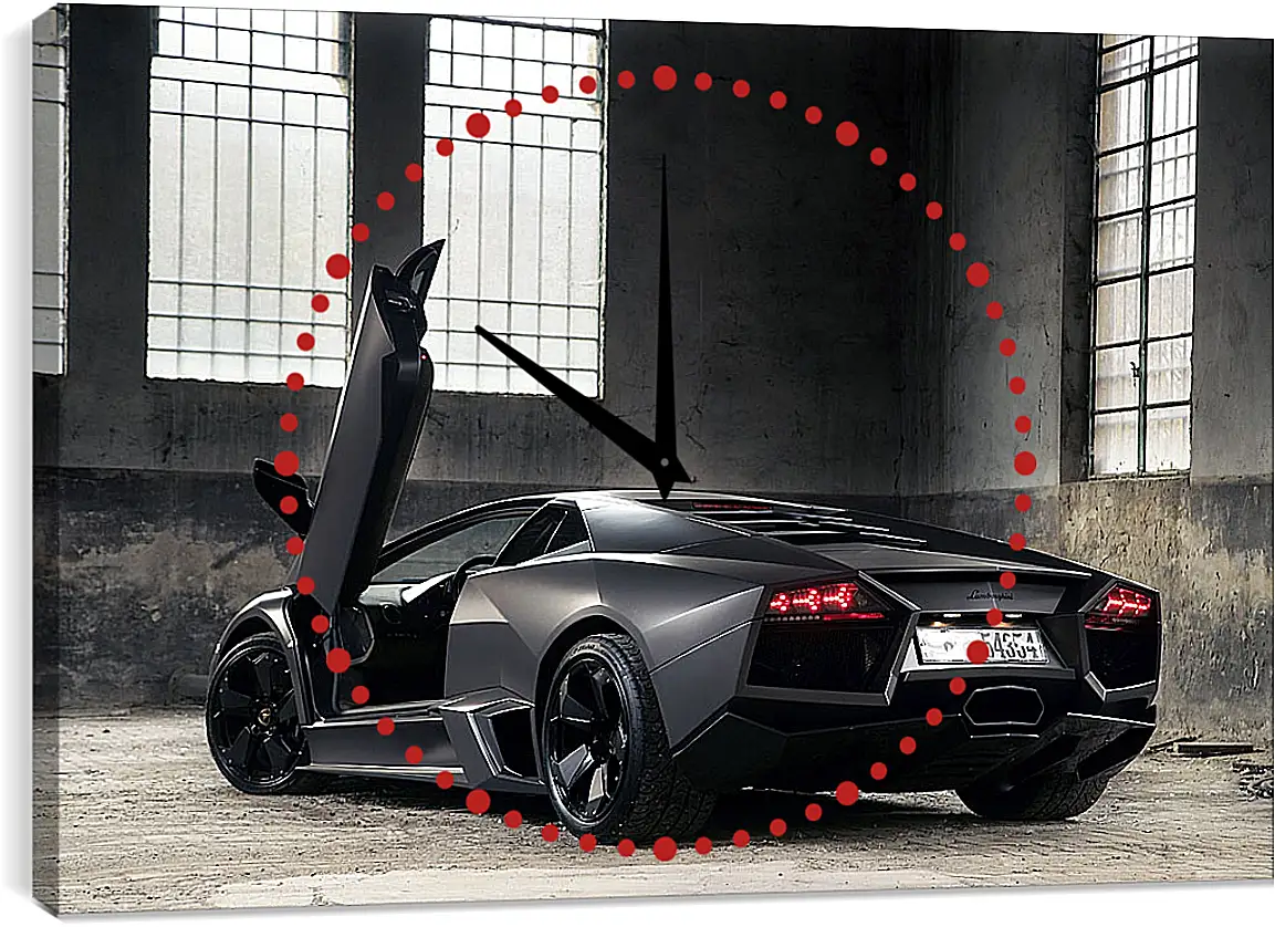 Часы картина - Lamborghini Reventon