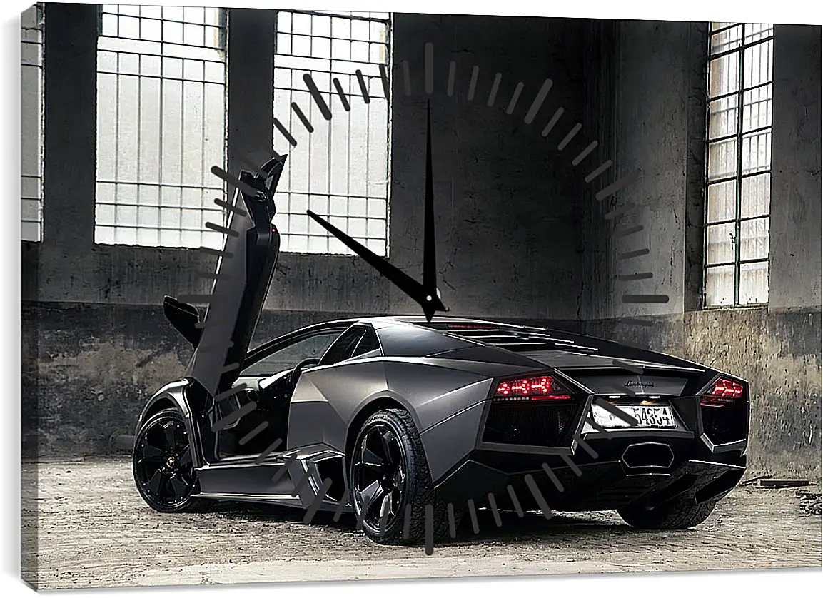 Часы картина - Lamborghini Reventon