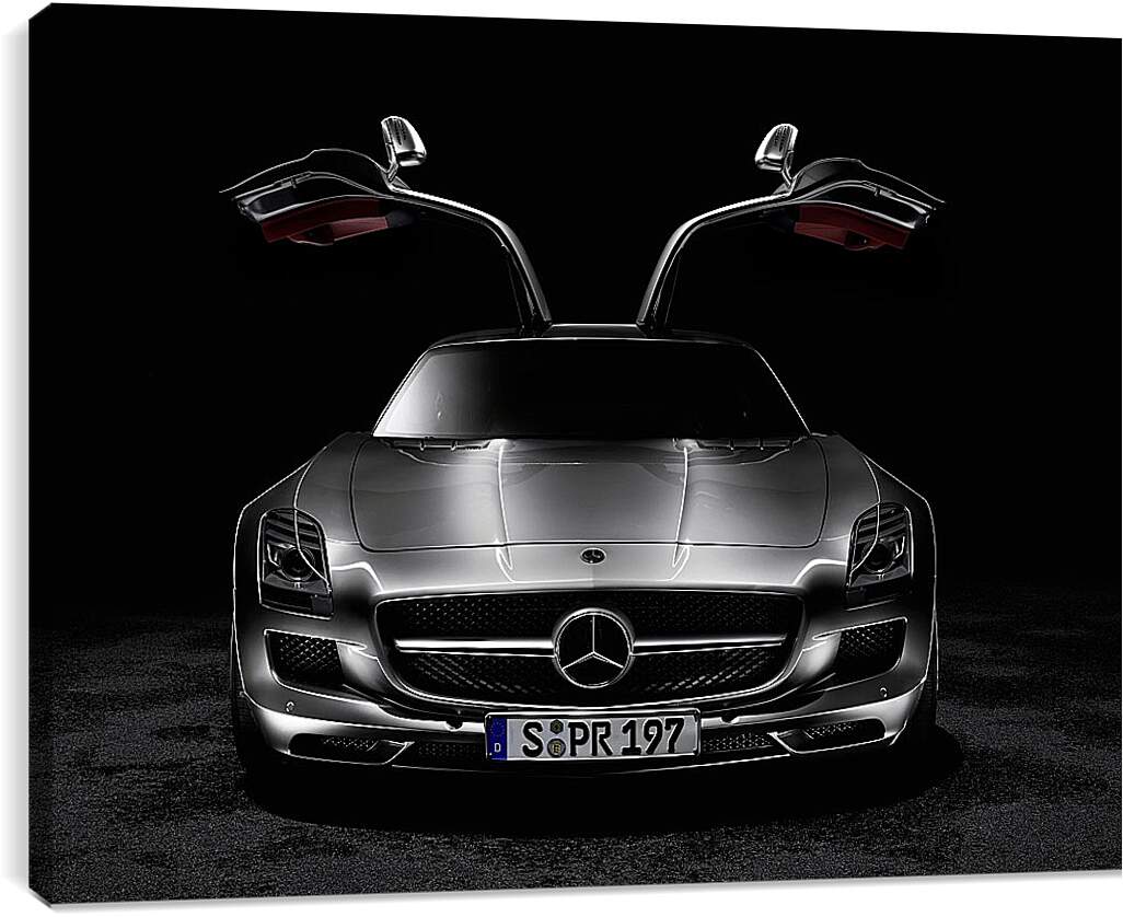 Постер и плакат - Mercedes SLS AMG