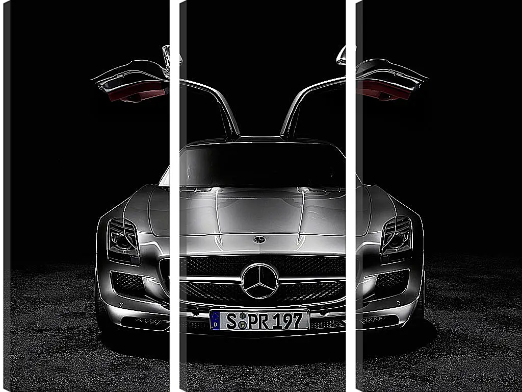 Модульная картина - Mercedes SLS AMG