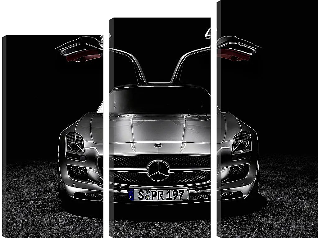 Модульная картина - Mercedes SLS AMG