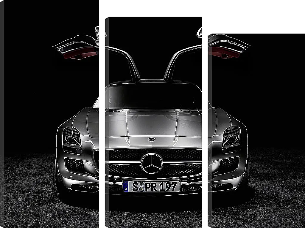 Модульная картина - Mercedes SLS AMG