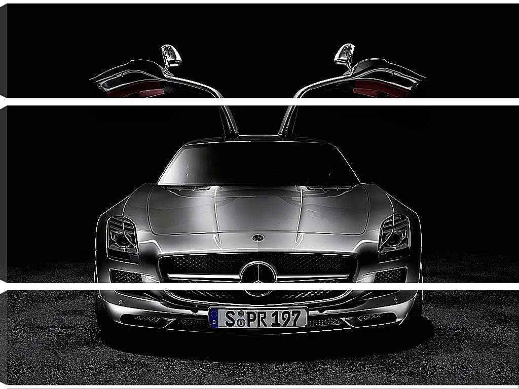 Модульная картина - Mercedes SLS AMG