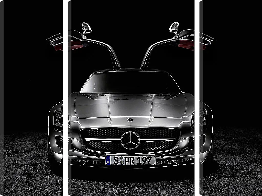 Модульная картина - Mercedes SLS AMG