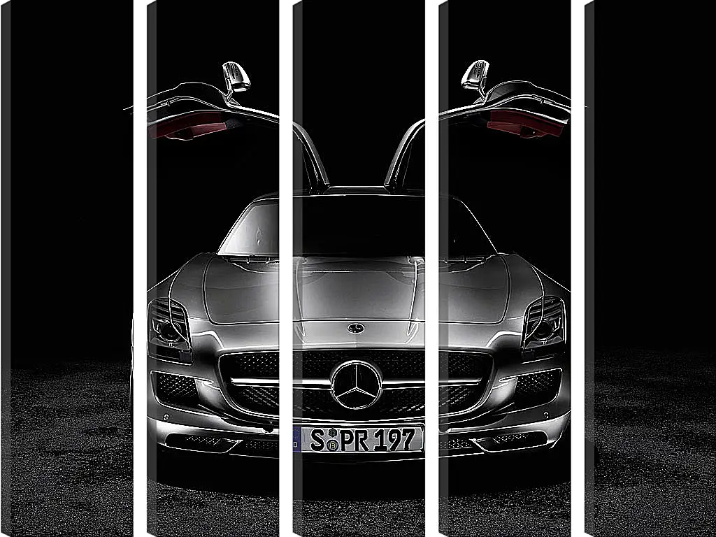 Модульная картина - Mercedes SLS AMG