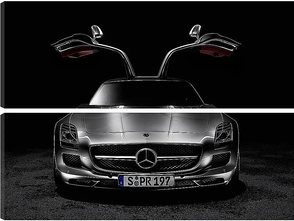 Модульная картина - Mercedes SLS AMG