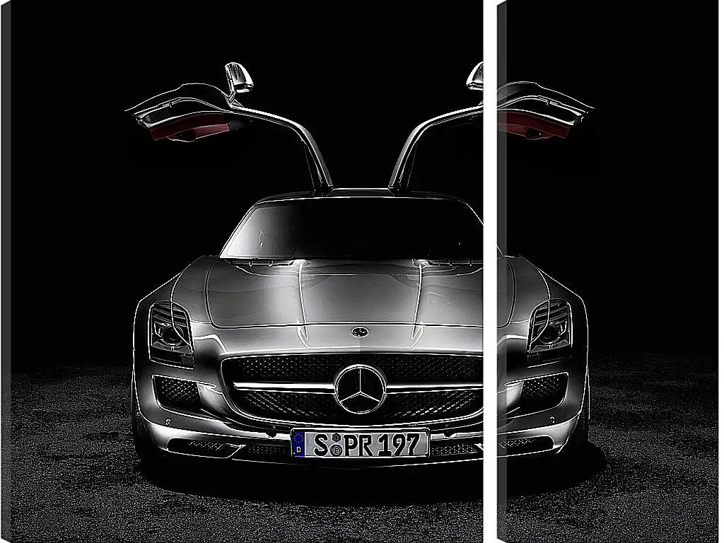 Модульная картина - Mercedes SLS AMG