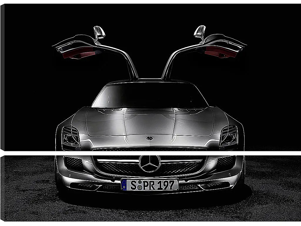 Модульная картина - Mercedes SLS AMG