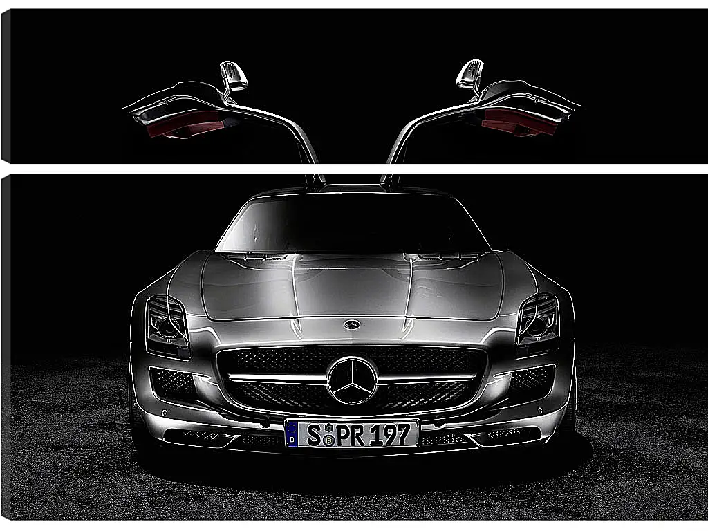 Модульная картина - Mercedes SLS AMG