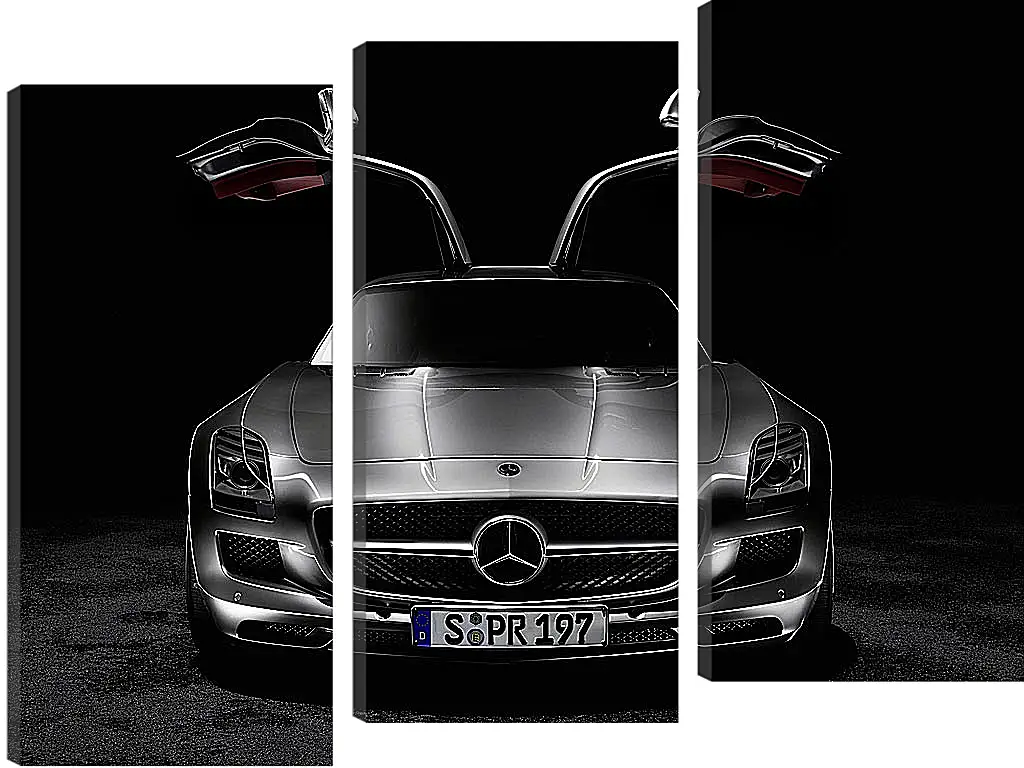 Модульная картина - Mercedes SLS AMG