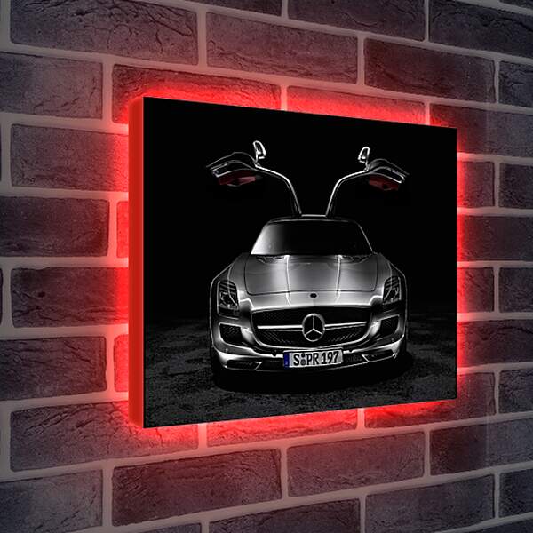 Лайтбокс световая панель - Mercedes SLS AMG