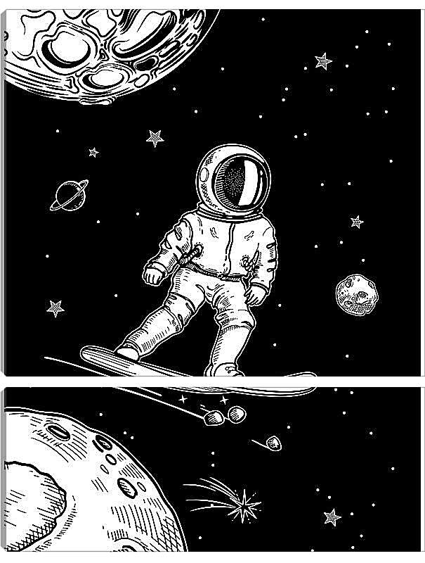 Модульная картина - Астронавт