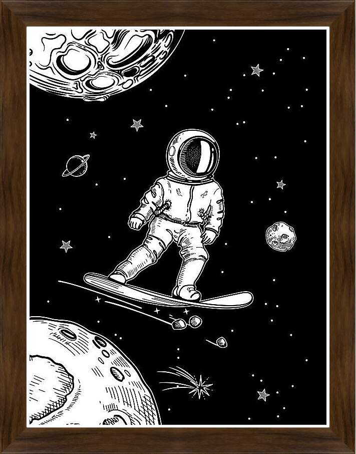 Картина в раме - Астронавт