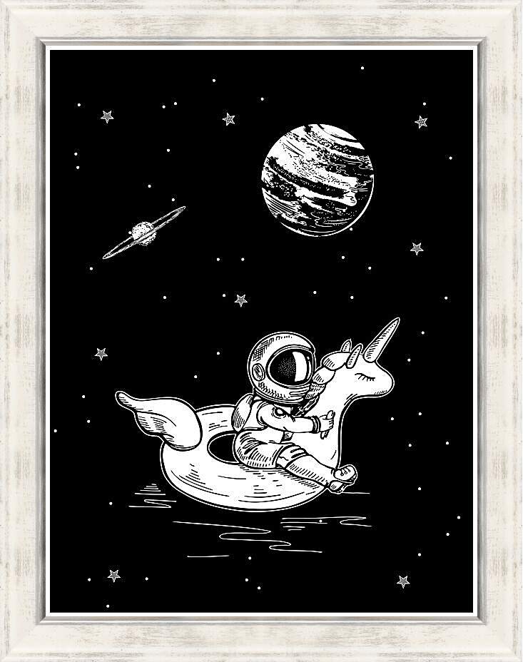 Картина в раме - Астронавты и космос