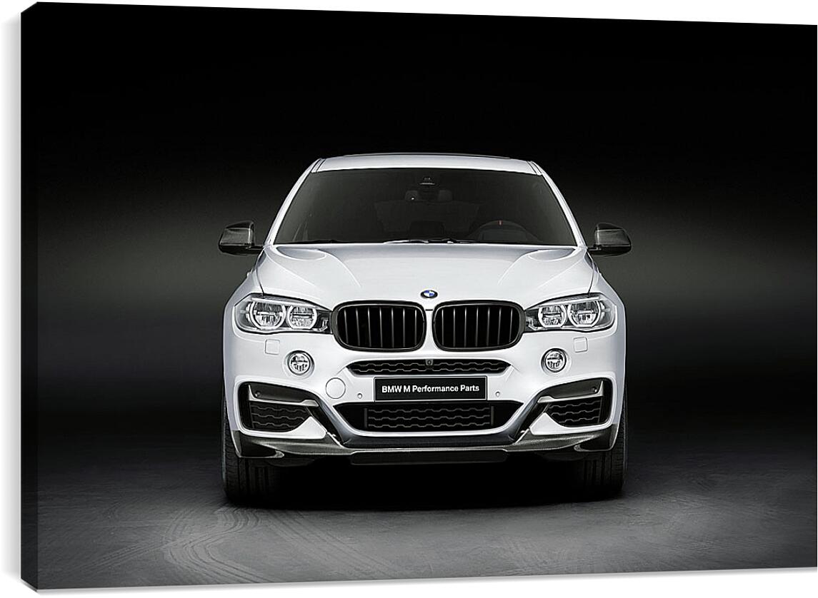 Постер и плакат - BMW X6 белый