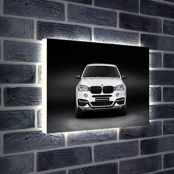 Лайтбокс световая панель - BMW X6 белый