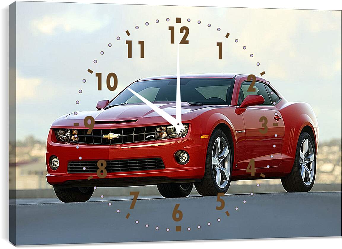 Часы картина - Chevrolet Camaro (Шевроле Камаро)