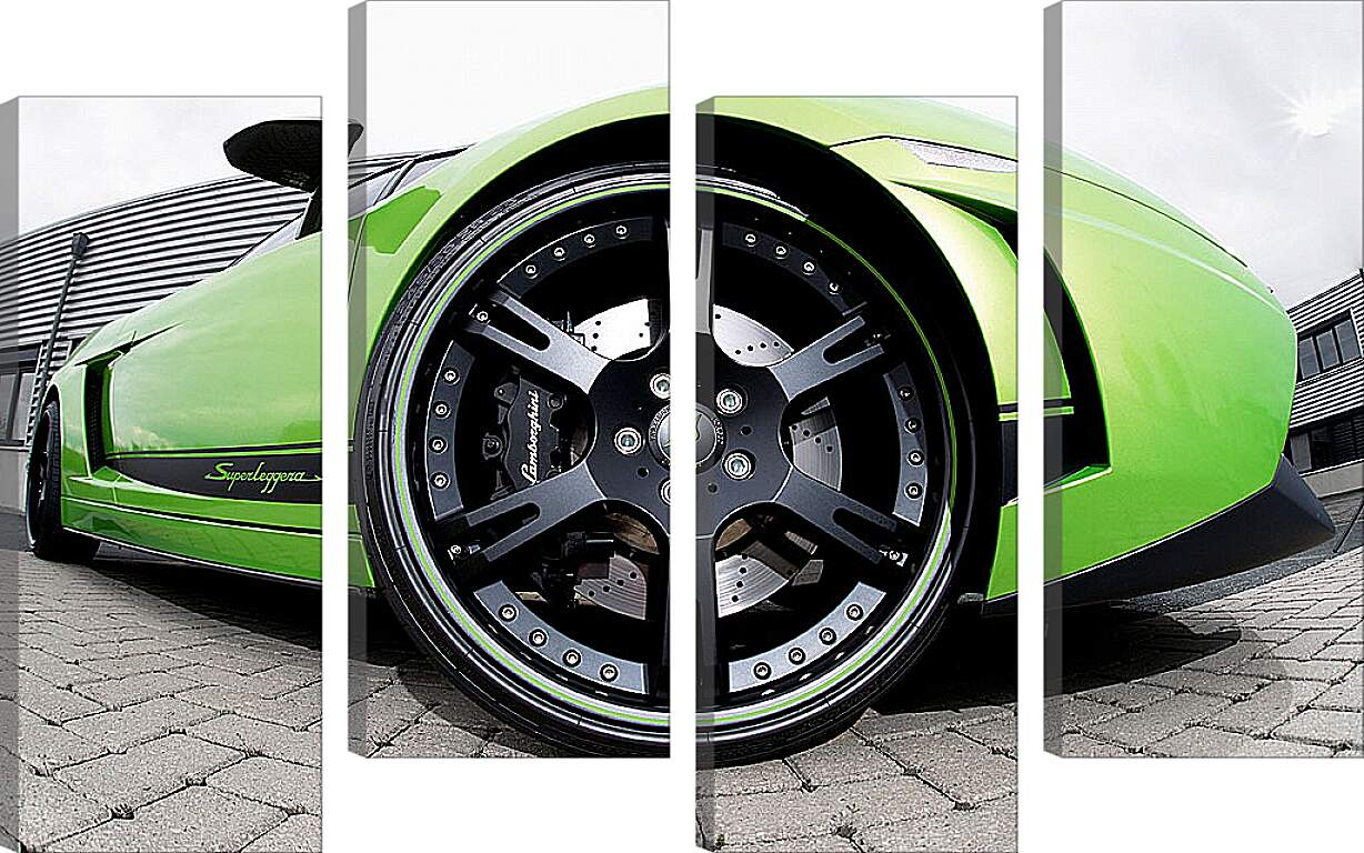 Модульная картина - Lamborghini Gallardo