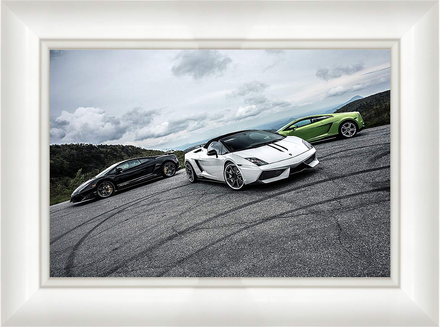 Картина в раме - Lamborghini Gallardo