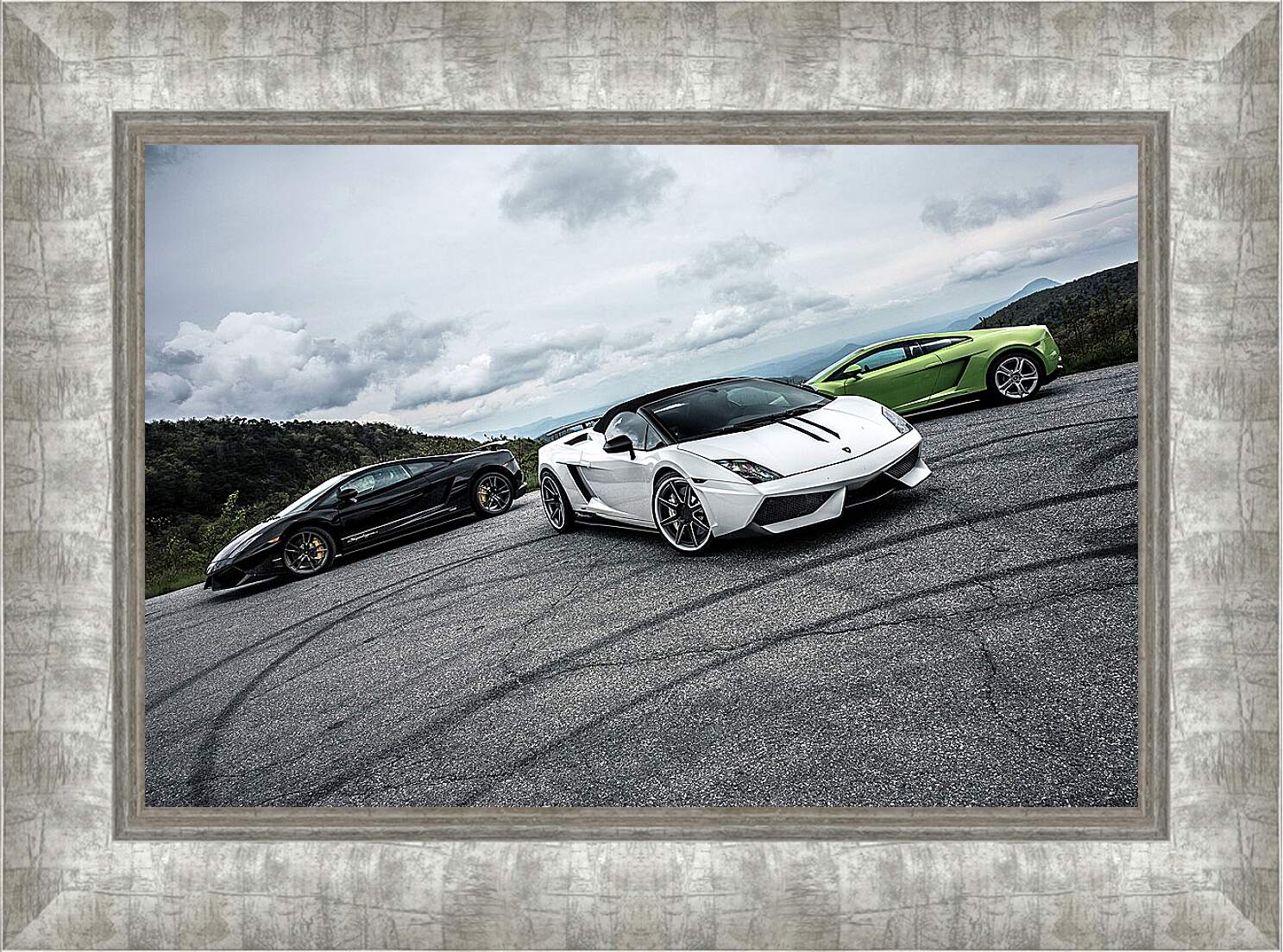 Картина в раме - Lamborghini Gallardo