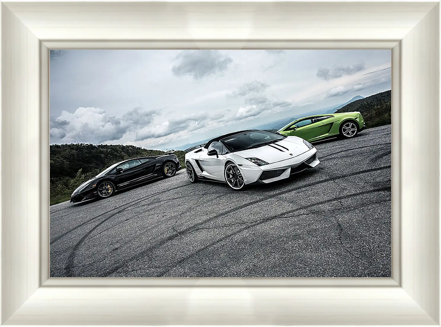 Картина в раме - Lamborghini Gallardo