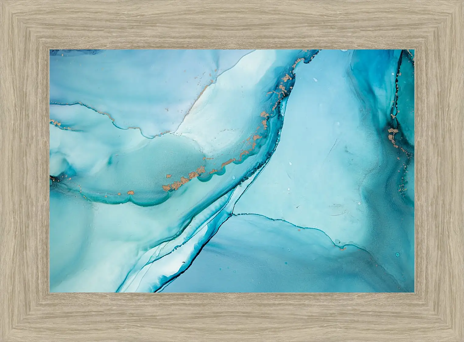 Картина в раме - Abstraction water3. Mari Dein