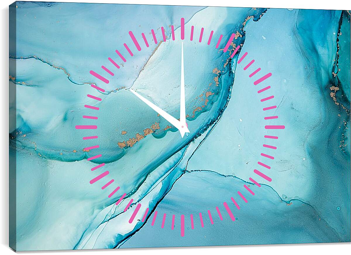 Часы картина - Abstraction water3. Mari Dein