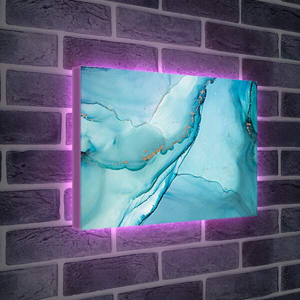 Лайтбокс световая панель - Abstraction water3. Mari Dein