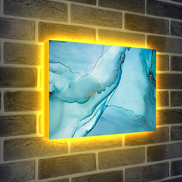 Лайтбокс световая панель - Abstraction water3. Mari Dein