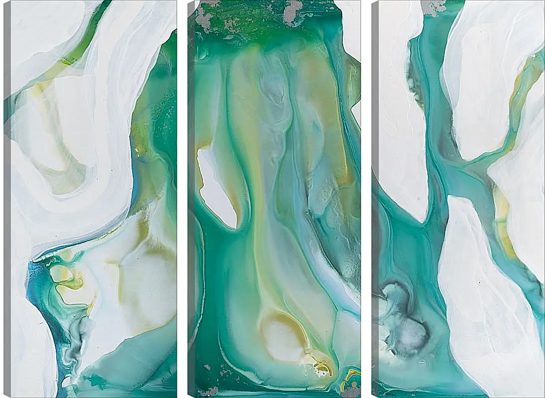 Модульная картина - Emerald diptych1. Mari Dein