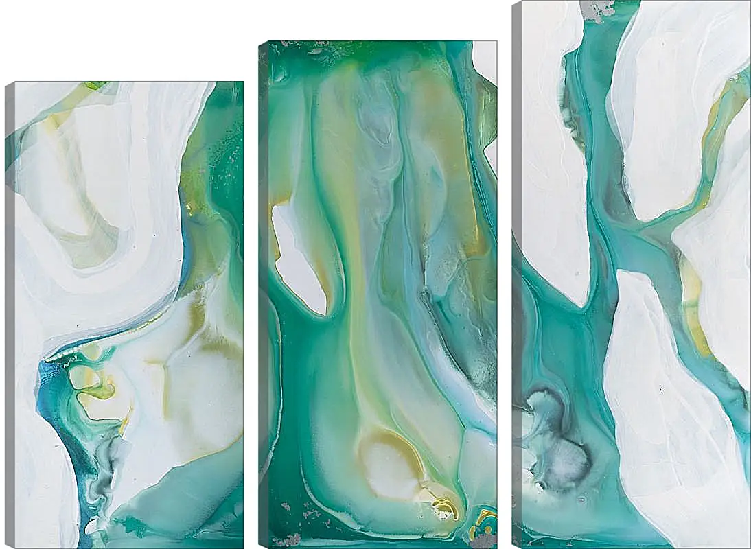 Модульная картина - Emerald diptych1. Mari Dein