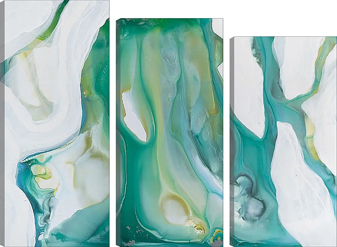 Модульная картина - Emerald diptych1. Mari Dein